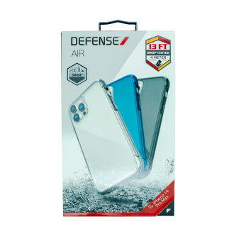 DEFENSE AIR 13FT DROP TESTED IPHONE 14PROMAX BLUE AND SMOKE COLOR