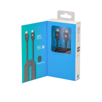 MOMAX 2M C TO C 100W DATA CABLE